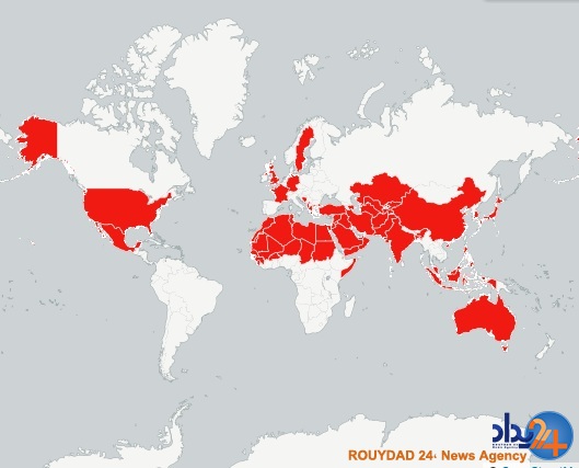 نقشه تمام کشورهایی که ترامپ به آنها توهین کرده است (تصویر) نقشه تمام کشورهایی که ترامپ به آنها توهین کرده است (تصویر)