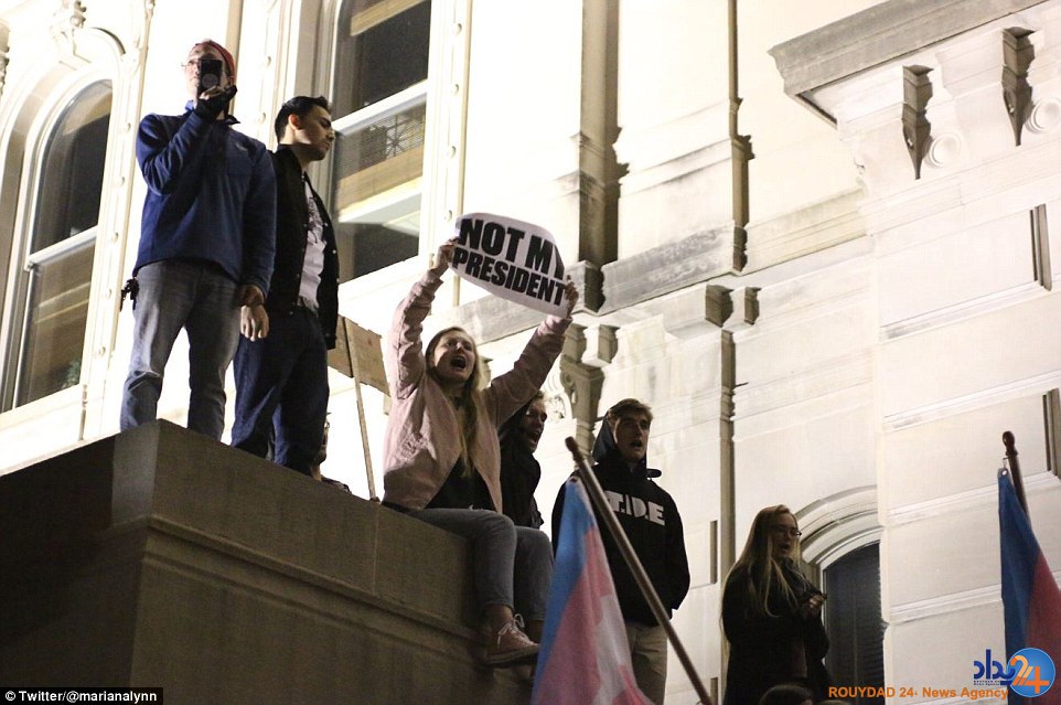 گسترش اعتراضات ضدترامپ در سرتاسر آمریکا (تصاویر) گسترش اعتراضات ضدترامپ در سرتاسر آمریکا (تصاویر)