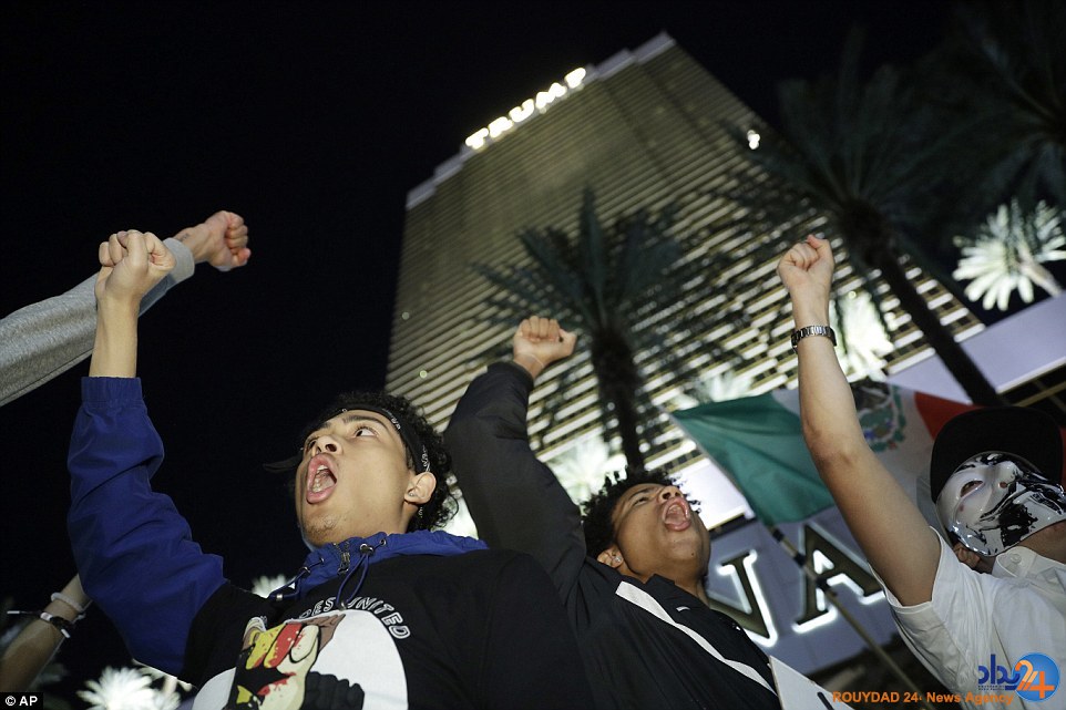 گسترش اعتراضات ضدترامپ در سرتاسر آمریکا (تصاویر) گسترش اعتراضات ضدترامپ در سرتاسر آمریکا (تصاویر)