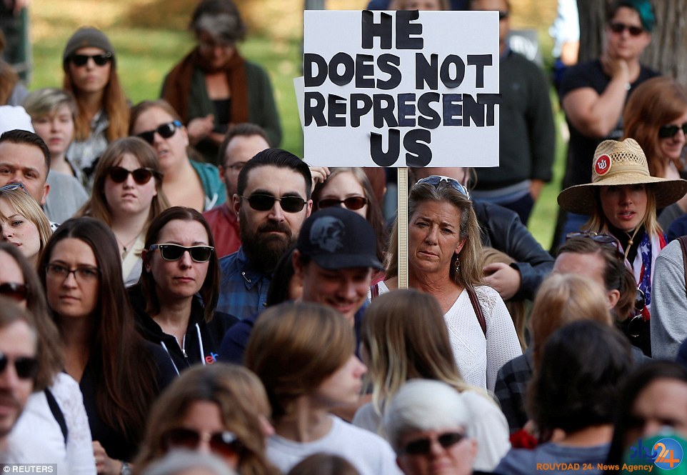 گسترش اعتراضات ضدترامپ در سرتاسر آمریکا (تصاویر) گسترش اعتراضات ضدترامپ در سرتاسر آمریکا (تصاویر)