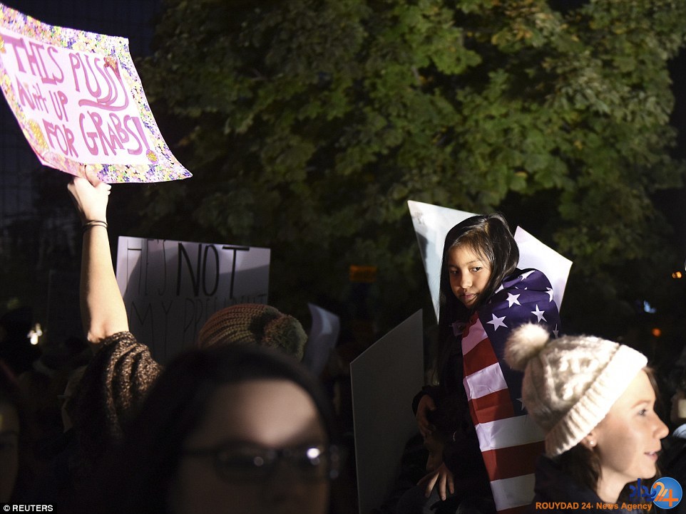 گسترش اعتراضات ضدترامپ در سرتاسر آمریکا (تصاویر) گسترش اعتراضات ضدترامپ در سرتاسر آمریکا (تصاویر)