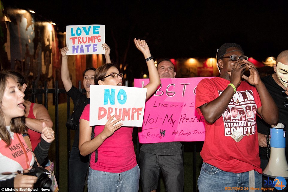 گسترش اعتراضات ضدترامپ در سرتاسر آمریکا (تصاویر) گسترش اعتراضات ضدترامپ در سرتاسر آمریکا (تصاویر)