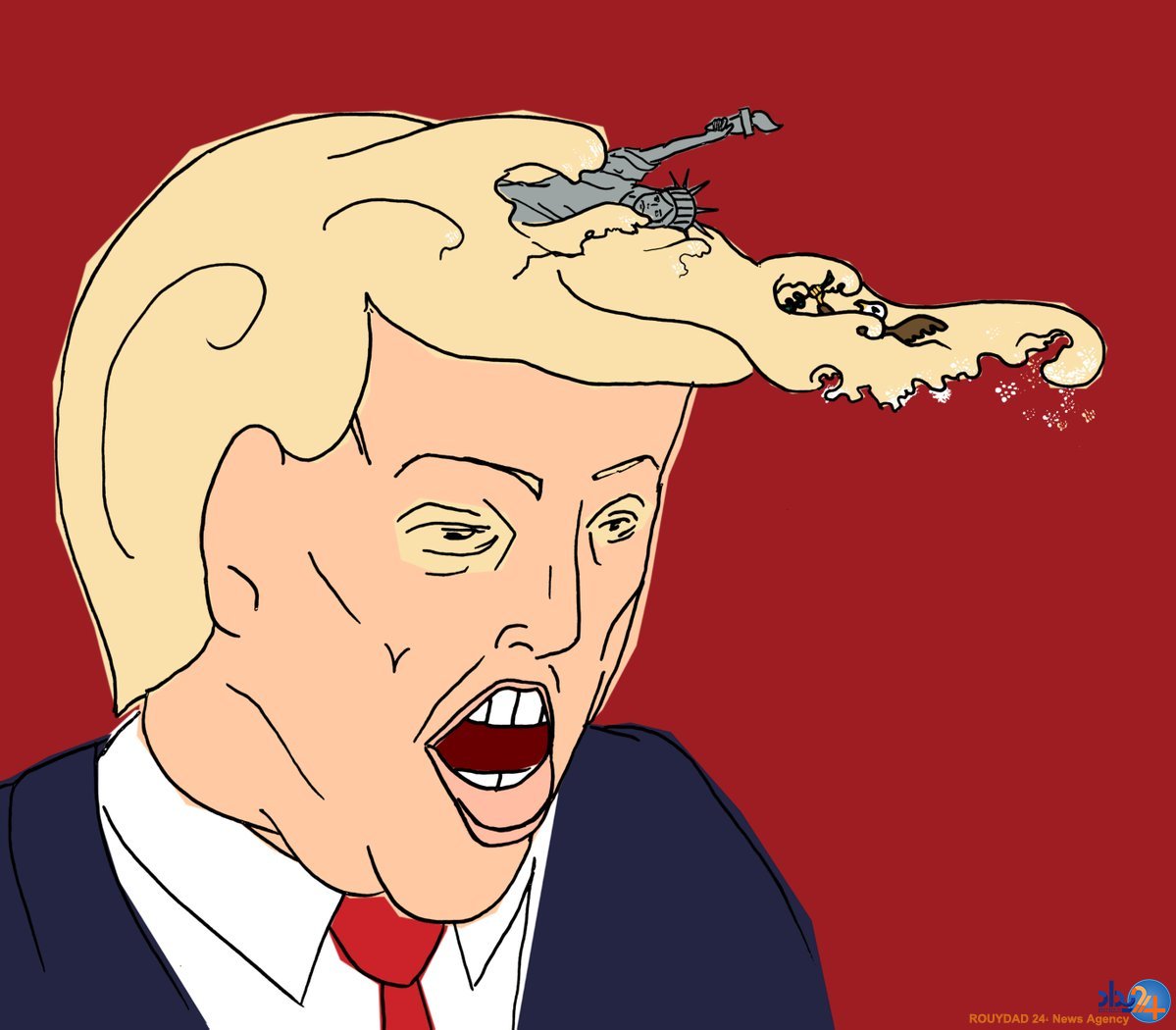 واکنش کارتونیستهای جهان به پیروزی ترامپ (تصاویر) واکنش کارتونیستهای جهان به پیروزی ترامپ (تصاویر)