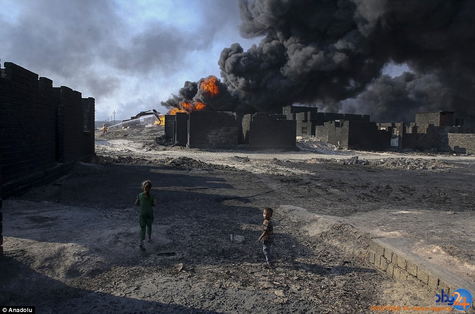آتش داعش در چهره کودکان عراقی (تصاویر)