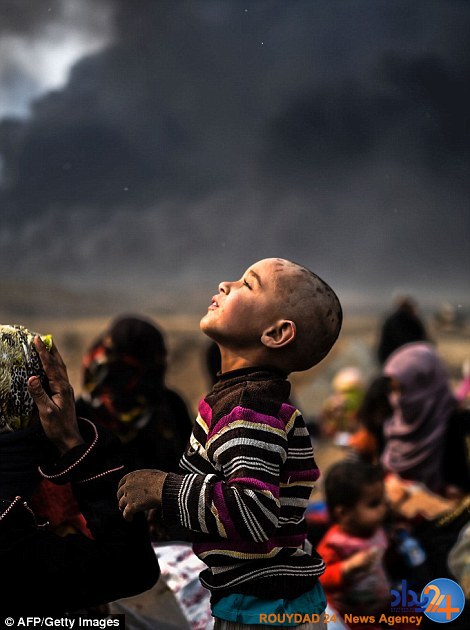 آتش داعش در چهره کودکان عراقی (تصاویر)