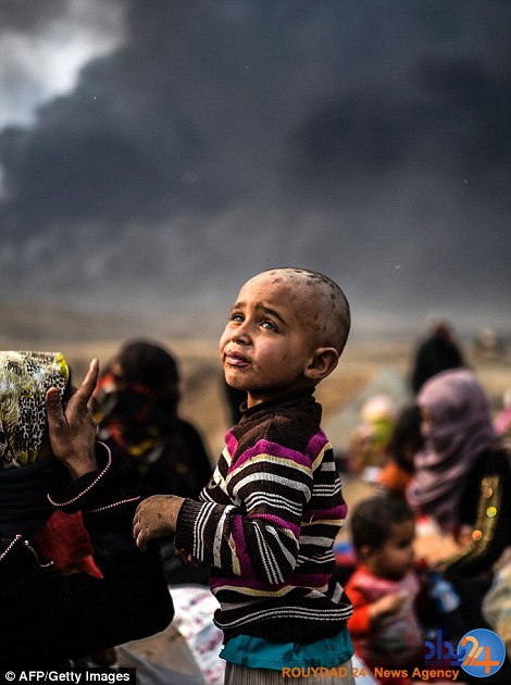 آتش داعش در چهره کودکان عراقی (تصاویر)