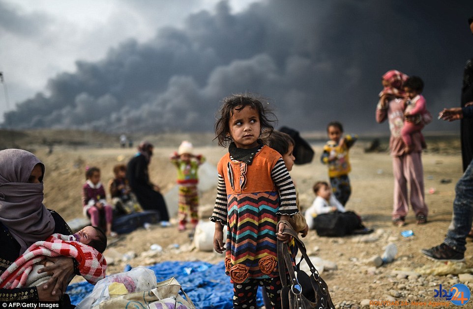 آتش داعش در چهره کودکان عراقی (تصاویر)