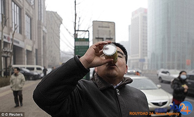 تجارت کارآفرین انگلیسی با هوای چین: یک بطری هوای آلوده پکن 4 دلار (تصاویر)