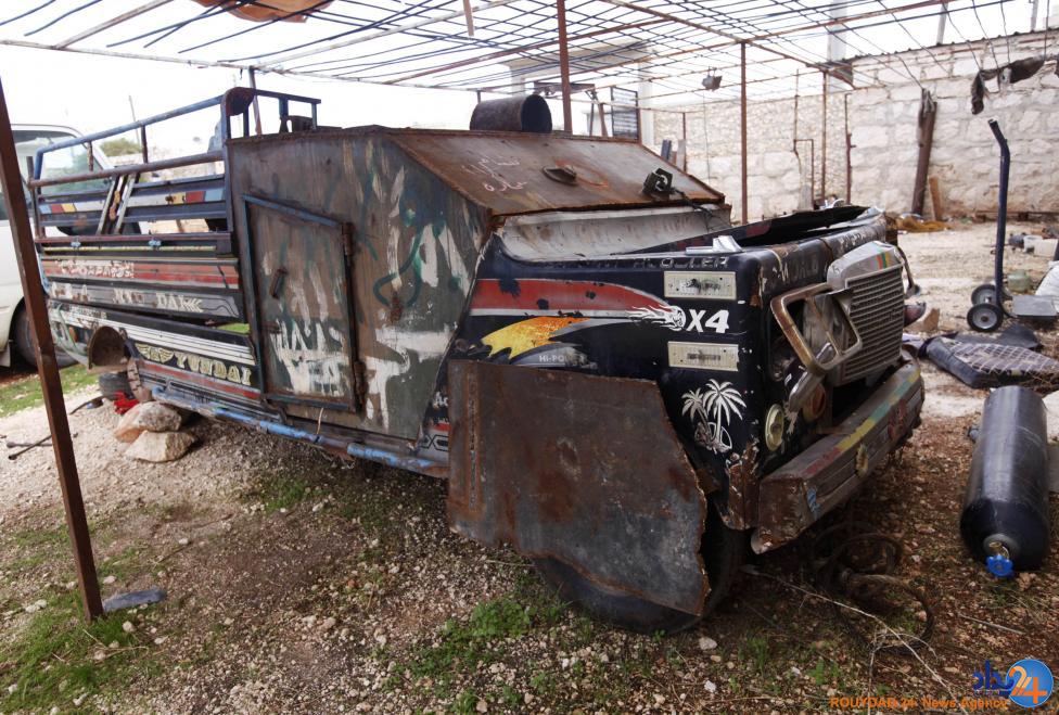 تسلیحات خودساخته مخالفان سوریه (تصاویر) تسلیحات خودساخته مخالفان سوریه (تصاویر)