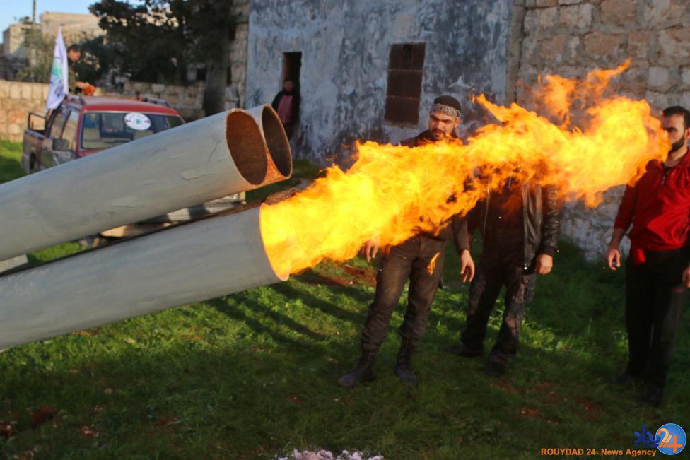 تسلیحات خودساخته مخالفان سوریه (تصاویر) تسلیحات خودساخته مخالفان سوریه (تصاویر)