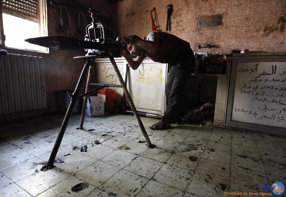 تسلیحات خودساخته مخالفان سوریه (تصاویر) تسلیحات خودساخته مخالفان سوریه (تصاویر)