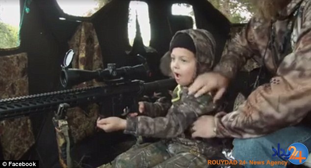 شکار گوزن توسط دختر 7ساله تگزاسی (فیلم و تصاویر)