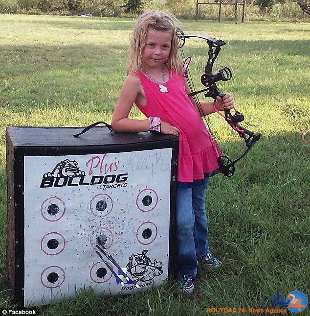 شکار گوزن توسط دختر 7ساله تگزاسی (فیلم و تصاویر)