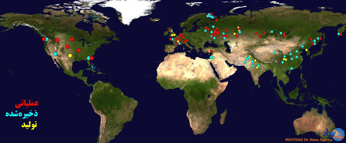 کشورهای جهان تا چه اندازه به تسلیحات هسته‌ای نزدیک هستند (نقشه)