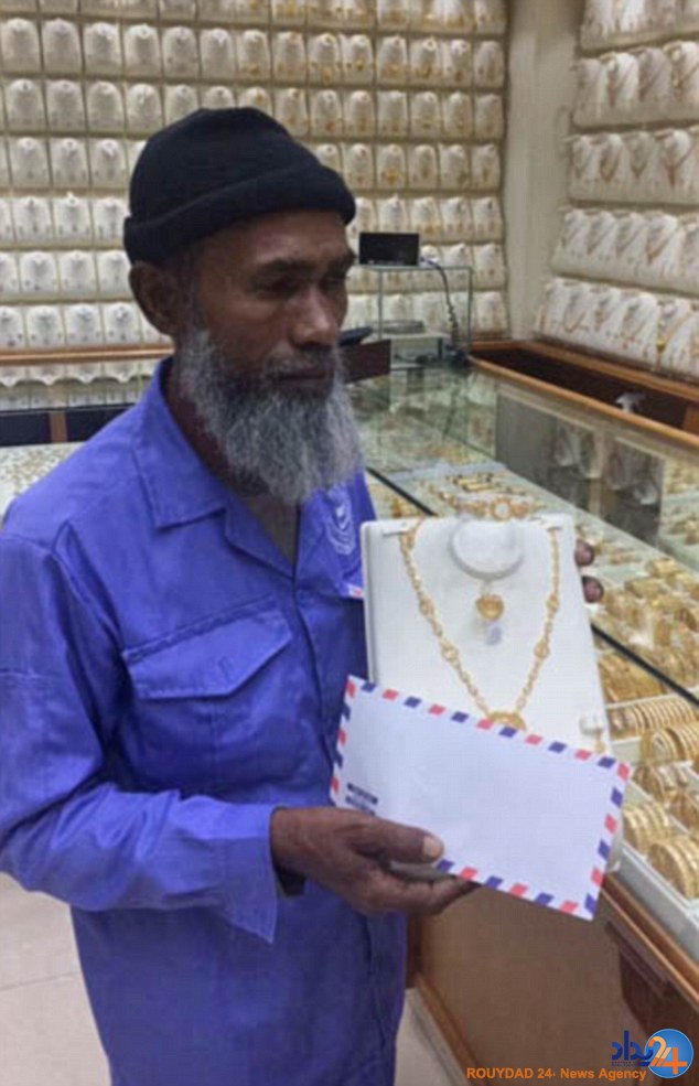 طلا و جواهرات برای رفتگری که مضحکه اینستاگرام شد (تصاویر)