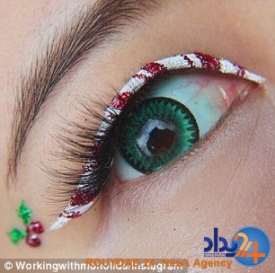 خط چشم‌های ویژه کریسمس رسید (تصاویر)