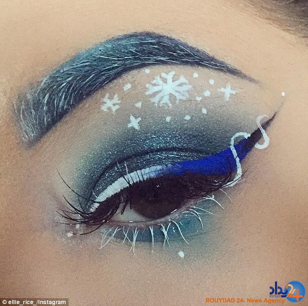 خط چشم‌های ویژه کریسمس رسید (تصاویر)