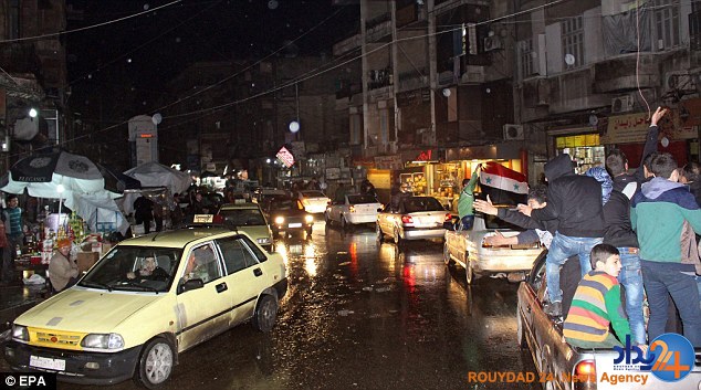 شادی مردم حلب پس از آزادی (تصاویر)