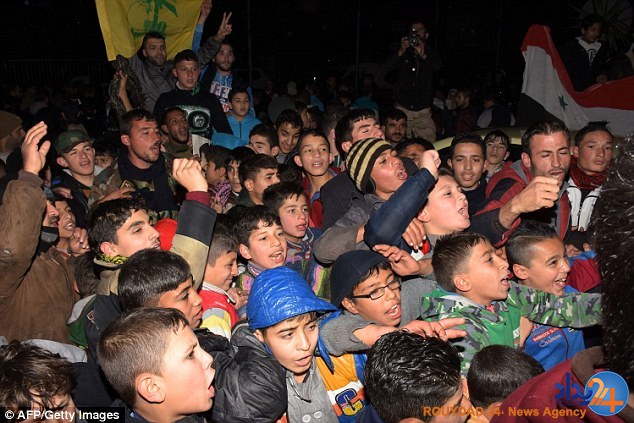 شادی مردم حلب پس از آزادی (تصاویر)