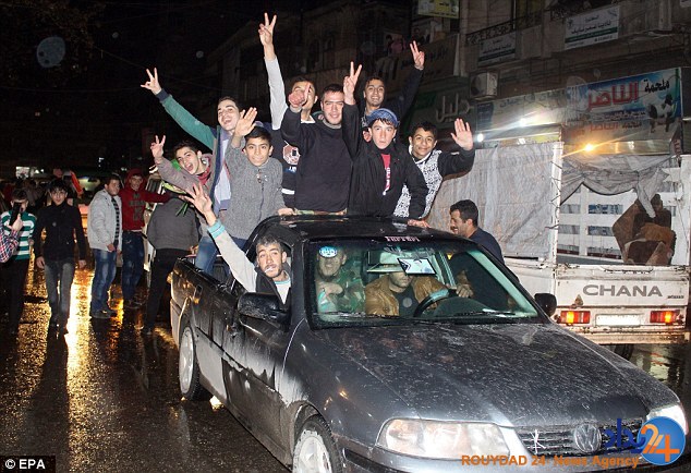 شادی مردم حلب پس از آزادی (تصاویر)