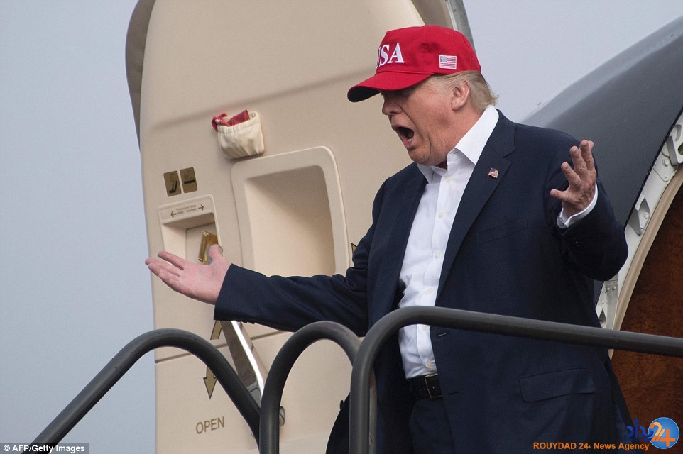 تعجب ترامپ از استقبال عجیب زنان در آلاباما (تصاویر)