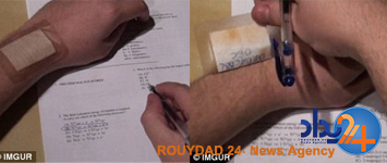 روشهای مبتکرانه دانش آموزان برای تقلب در امتحانات (تصاویر) روشهای مبتکرانه دانش آموزان برای تقلب در امتحانات (تصاویر)