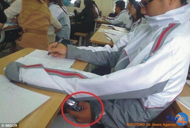 روشهای مبتکرانه دانش آموزان برای تقلب در امتحانات (تصاویر) روشهای مبتکرانه دانش آموزان برای تقلب در امتحانات (تصاویر)