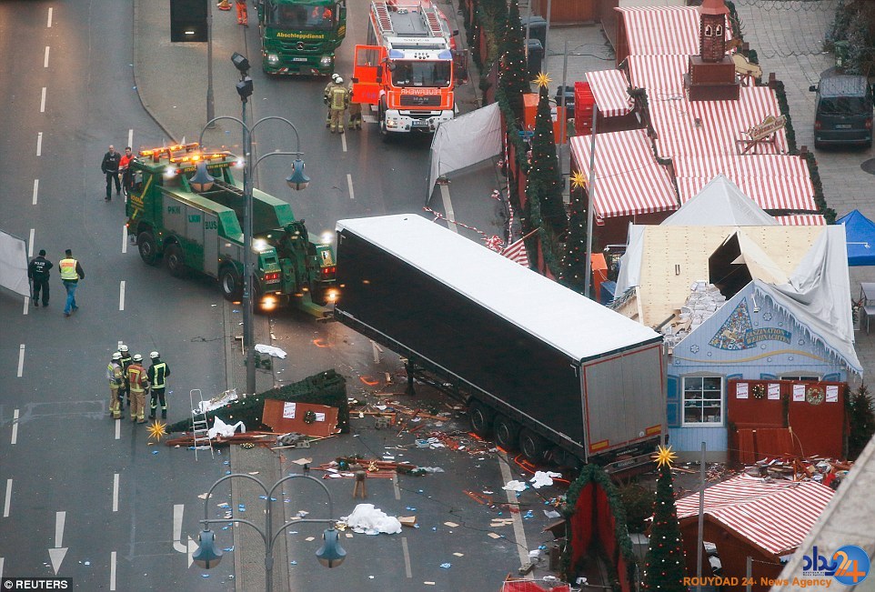 لحظه بازداشت راننده کامیون مرگ برلین (فیلم و تصاویر)