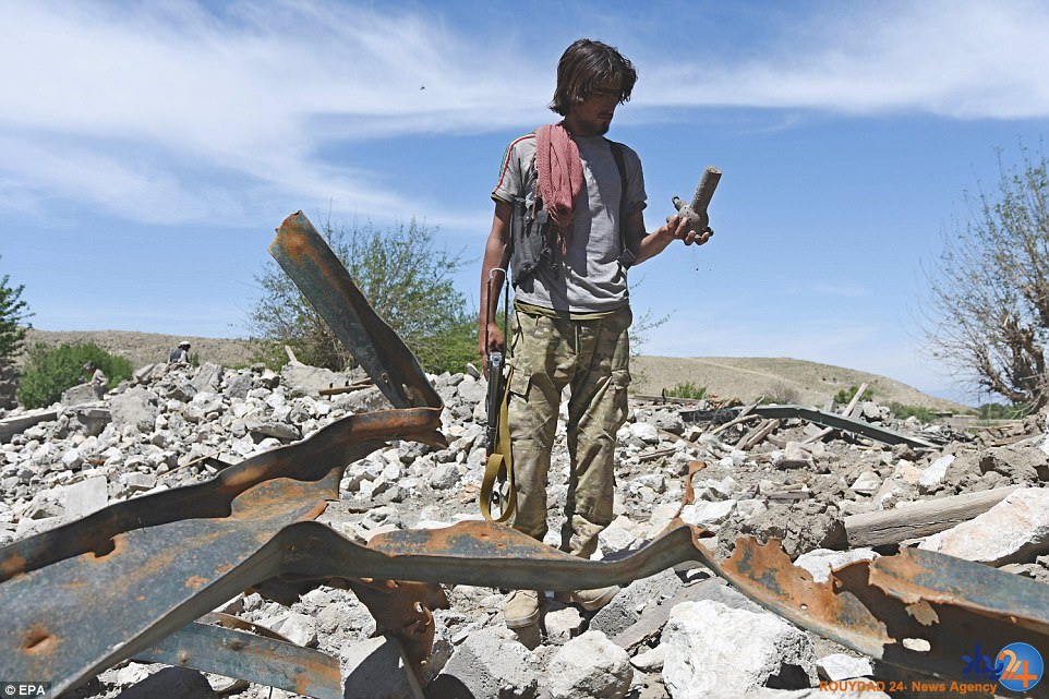 افغانستان پس از شلیک «مادر همه بمب‌ها» (تصاویر)