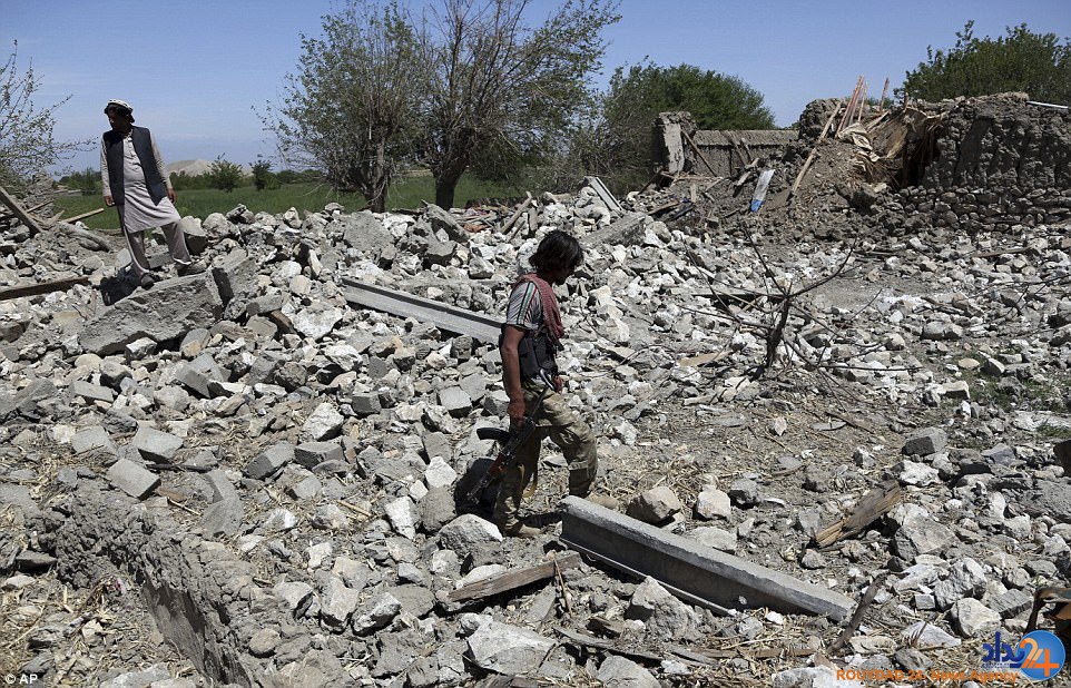 افغانستان پس از شلیک «مادر همه بمب‌ها» (تصاویر)