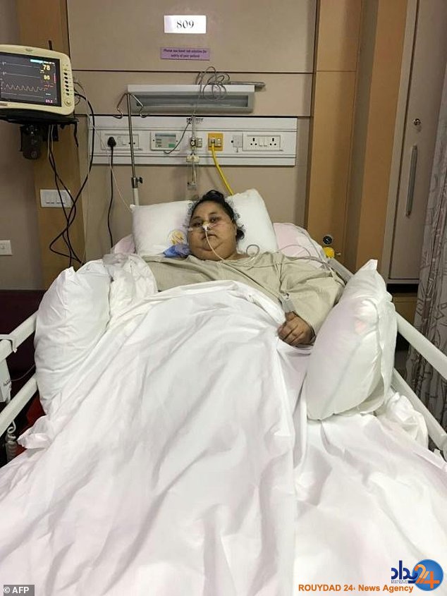 سنگینترین زن جهان برای نخستین بار توانست بنشیند (فیلم و تصاویر) سنگینترین زن جهان برای نخستین بار توانست بنشیند (فیلم و تصاویر)