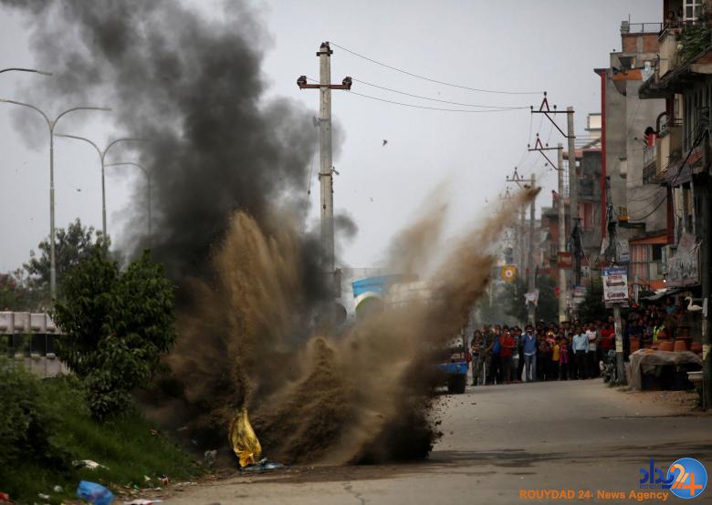 اعتراض در ونزوئلا آتش در نیویورک