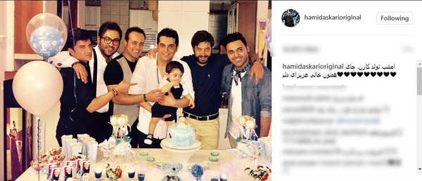 جشن تولد پسرِ خواننده معروف+عکس