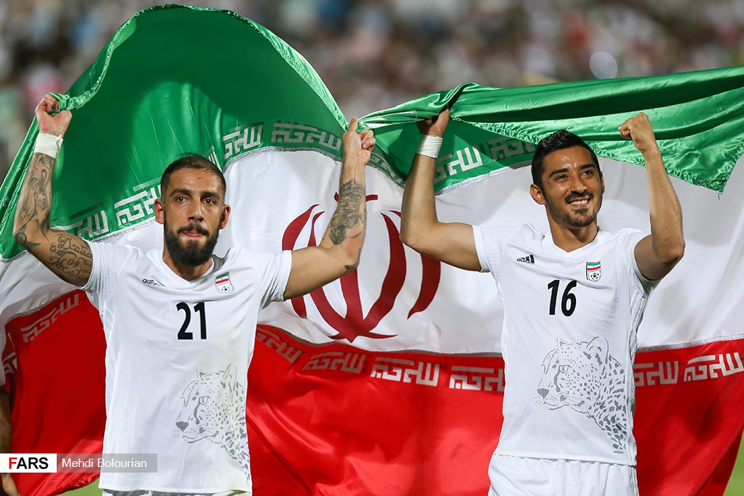 صعود تیم ملی فوتبال ایران به جام جهانی ۲۰۱۸ (تصاویر)