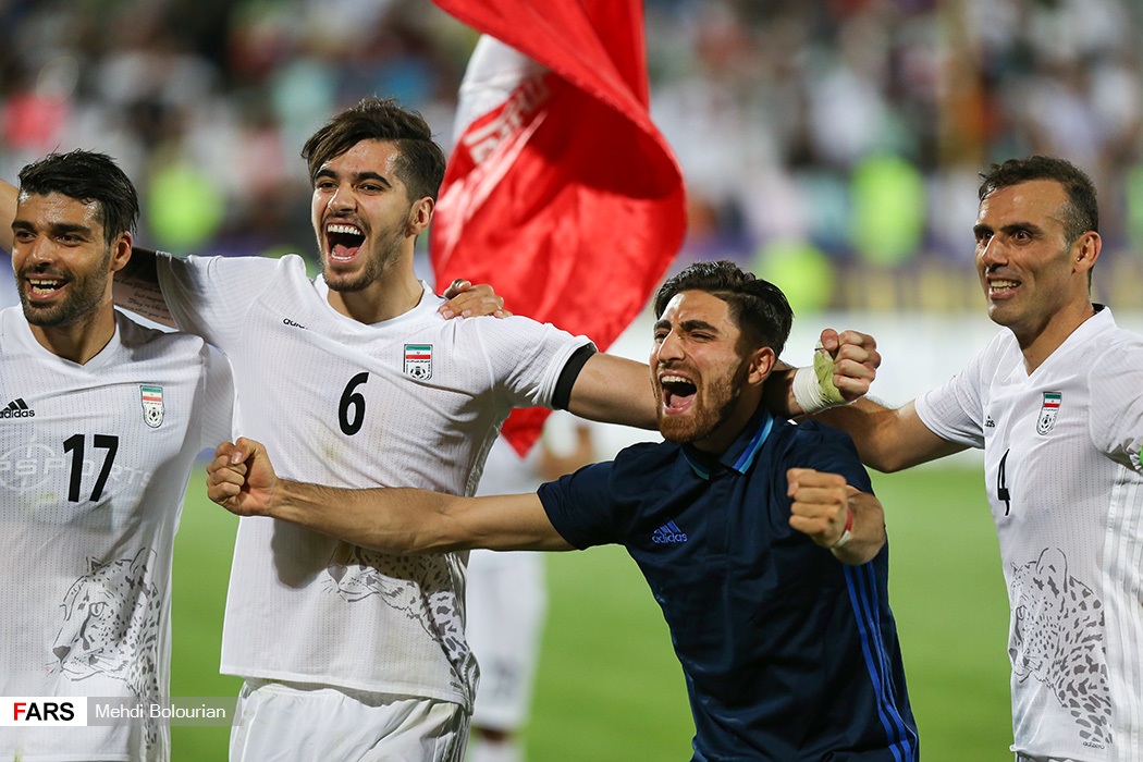 صعود تیم ملی فوتبال ایران به جام جهانی ۲۰۱۸ (تصاویر)