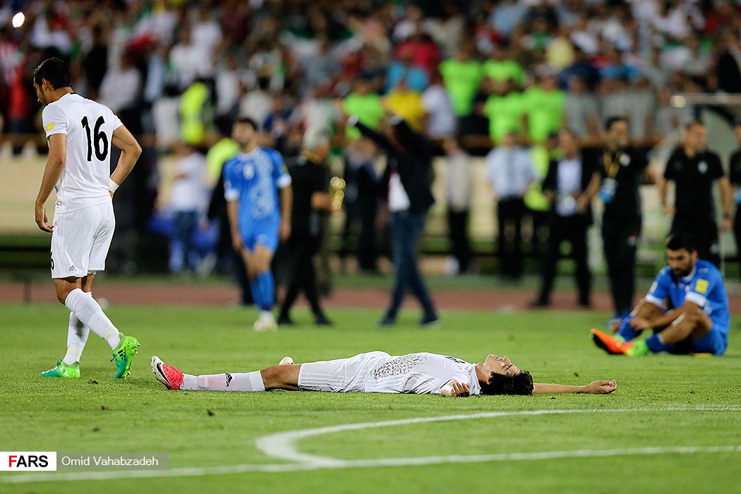 صعود تیم ملی فوتبال ایران به جام جهانی ۲۰۱۸ (تصاویر)