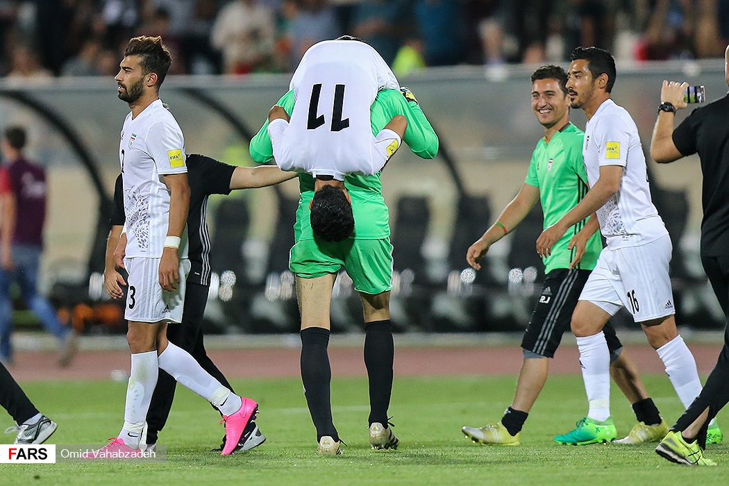 صعود تیم ملی فوتبال ایران به جام جهانی ۲۰۱۸ (تصاویر)