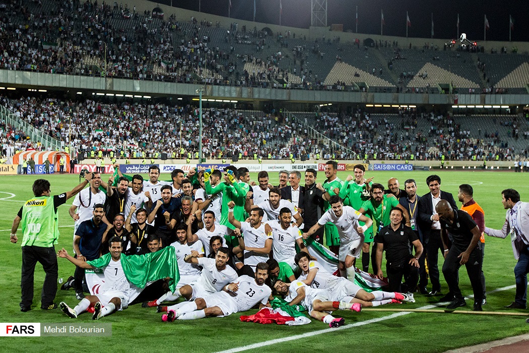 صعود تیم ملی فوتبال ایران به جام جهانی ۲۰۱۸ (تصاویر)