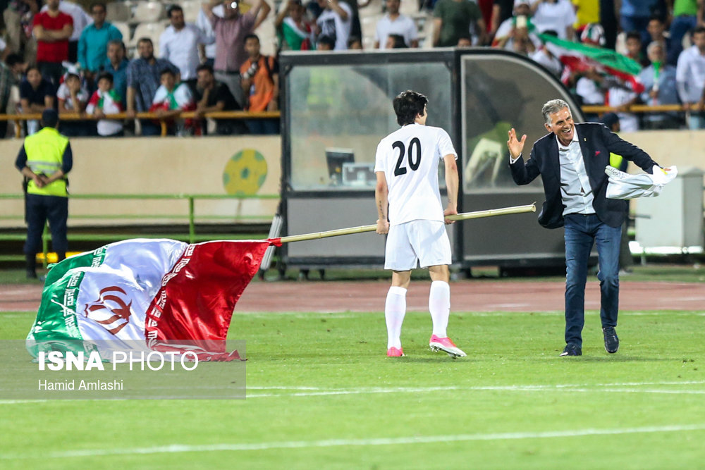 صعود تیم ملی فوتبال ایران به جام جهانی ۲۰۱۸ (تصاویر)