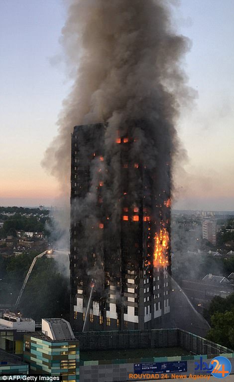 آتش سوزی مهیب در برج 27 طبقه لندن (فیلم و تصاویر) آتش سوزی مهیب در برج 27 طبقه لندن (فیلم و تصاویر)
