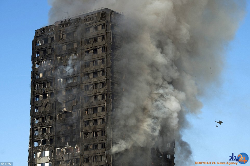 آتش سوزی مهیب در برج 27 طبقه لندن (فیلم و تصاویر) آتش سوزی مهیب در برج 27 طبقه لندن (فیلم و تصاویر)