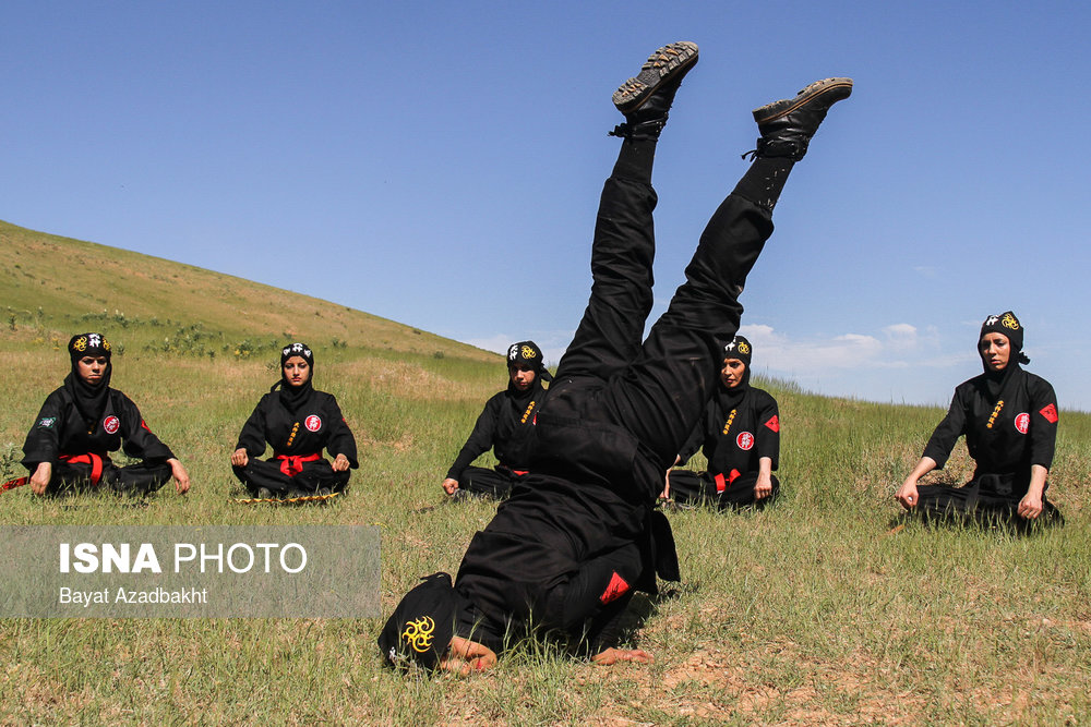 تمرینات تیم بانوان نینجوتسوکار - بروجرد