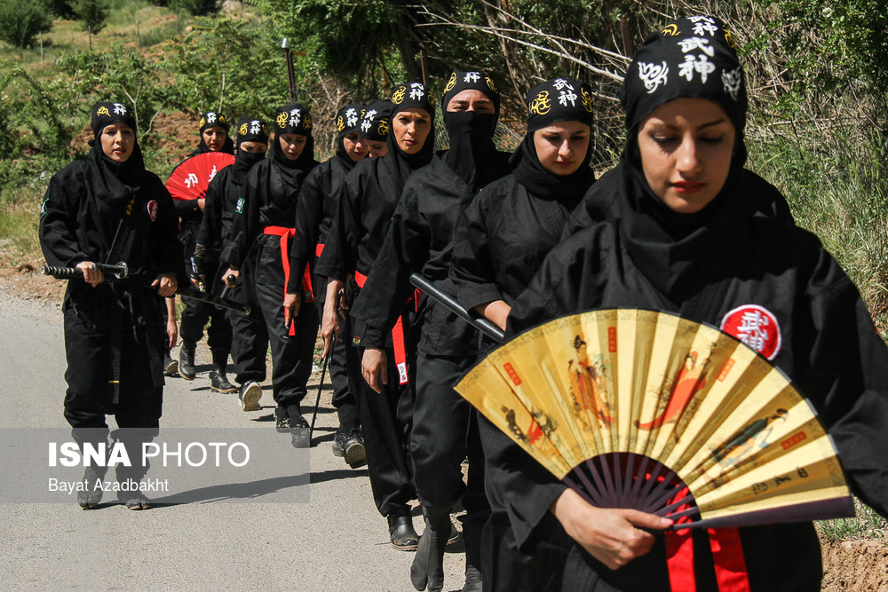 تمرینات تیم بانوان نینجوتسوکار - بروجرد