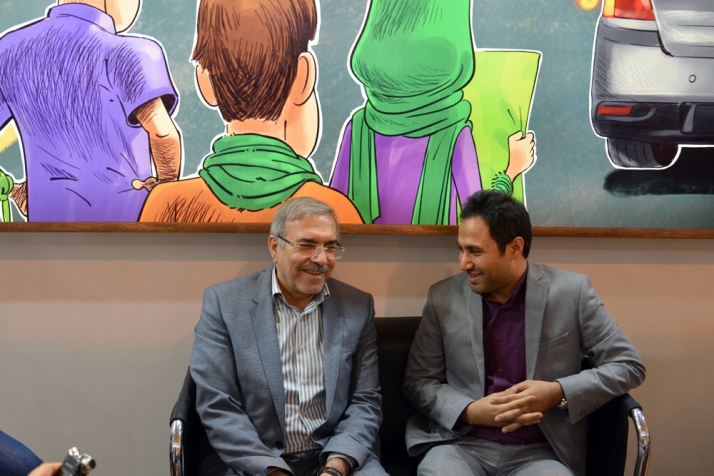 مهمانان غرفه رویداد۲۴ در نمایشگاه مطبوعات (۳)