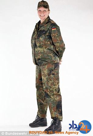 طراحی یونیفرم زایمان برای سربازان باردار ارتش آلمان (تصاویر)