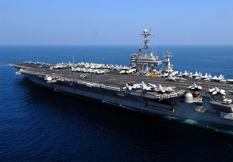 ادعای برخی رسانهها درباره خوش آمدگویی سپاه به ناو هواپیمابر آمریکایی در خلیج فارس ادعای برخی رسانهها درباره خوش آمدگویی سپاه به ناو هواپیمابر آمریکایی در خلیج فارس