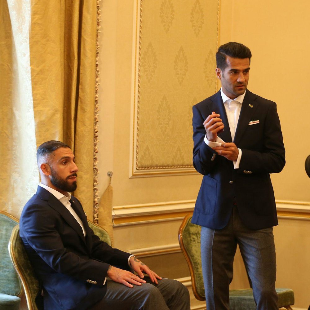 تصاویر رونمایی از لباس رسمی اعضای تیم ملی