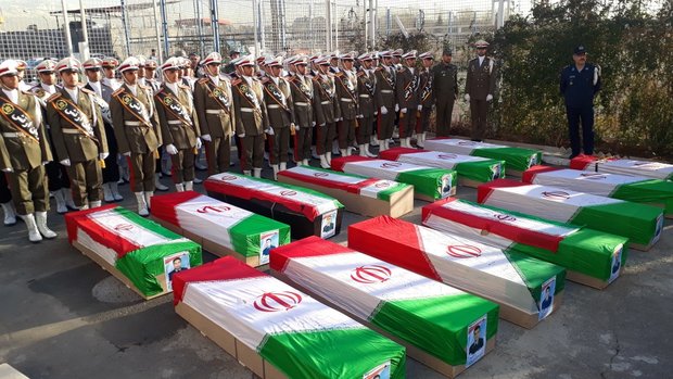 مراسم تشییع پیکر جان&zwnj;باختگان حادثه هواپیمای بوئینگ ۷۰۷ برگزار شد