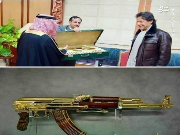 هدیه عجیب سعودی‌ها به عمران خان +عکس