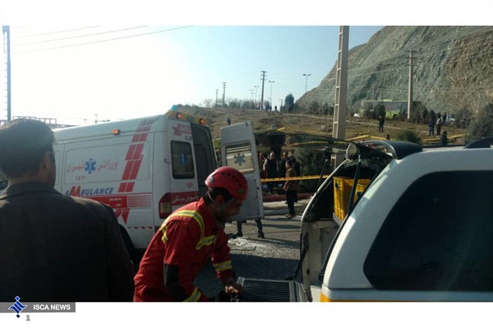 واژگونی اتوبوس حامل دانشجویان واحد علوم و تحقیقات+ فیلم